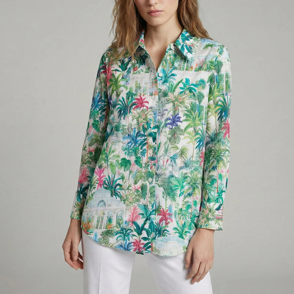 VILAGALLO Greenhouse Shirt in Green