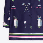 VILAGALLO Golf Shirt in Navy