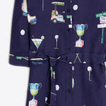 VILAGALLO Golf Dress in Navy