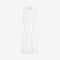 VILAGALLO Broderie Fringe Dress in White