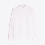 VILAGALLO Broderie Fringe Shirt in White