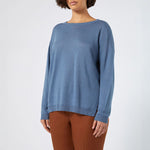 PERSONA BY MARINA RINALDI Mosella Sweater in Light Blue
