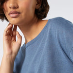 PERSONA BY MARINA RINALDI Mosella Sweater in Light Blue