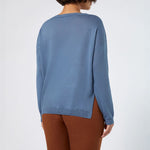 PERSONA BY MARINA RINALDI Mosella Sweater in Light Blue