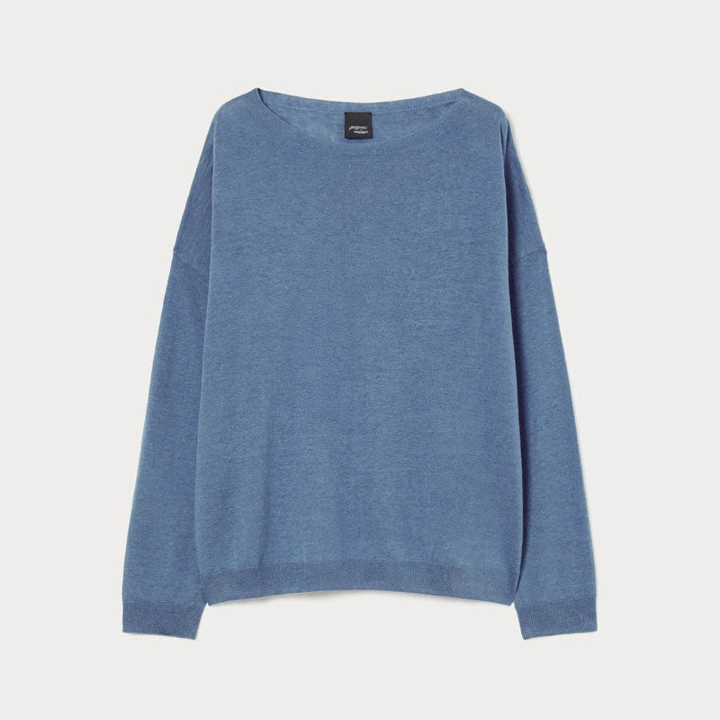 PERSONA BY MARINA RINALDI Mosella Sweater in Light Blue
