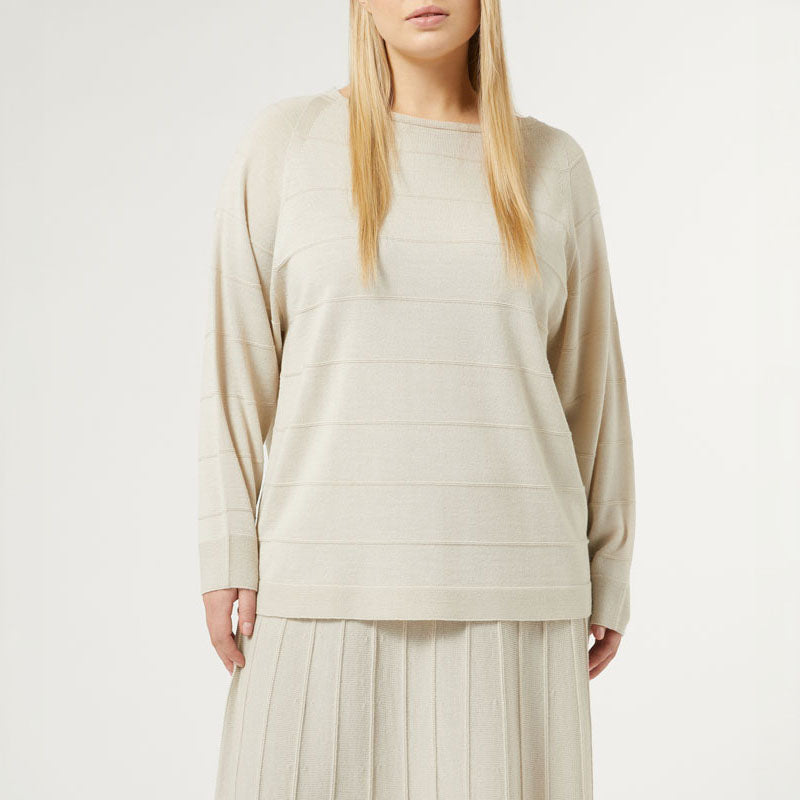 PERSONA BY MARINA RINALDI Vadet Sweater in Beige