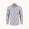 A FISH NAMED FRED Blossom Print Shirt in Off White