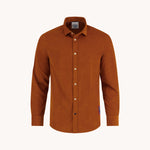 A FISH NAMED FRED Corduroy Shirt in Cognac