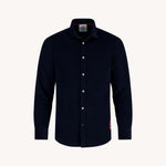 A FISH NAMED FRED Corduroy Shirt in Navy