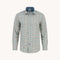 A FISH NAMED FRED Round Dot Print Shirt in Off White/Multi