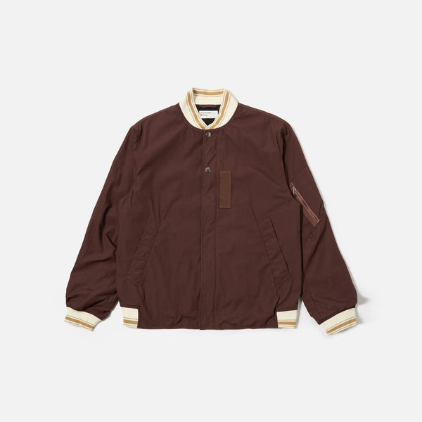 UNIVERSAL WORKS NS Bomber Jacket in Brown