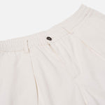 UNIVERSAL WORKS Pleated Track Short in Ecru