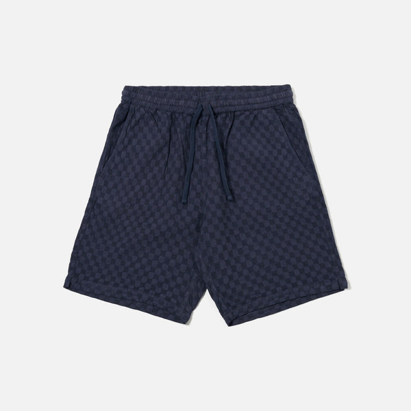 UNIVERSAL WORKS Simple Shorts in Navy