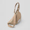 LES PENSIONNAIRES Organic Cotton Sling Bag in Sand Beige