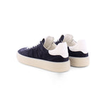KENNEL & SCHMENGER Box Suede Sneakers in Pacific/Butter