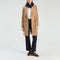 VILAGALLO Loretta Scallop Long Wool Coat in Camel