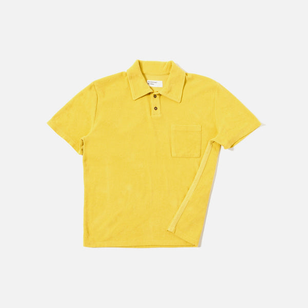 UNIVERSAL WORKS Newlyn Polo Shirt in Yellow