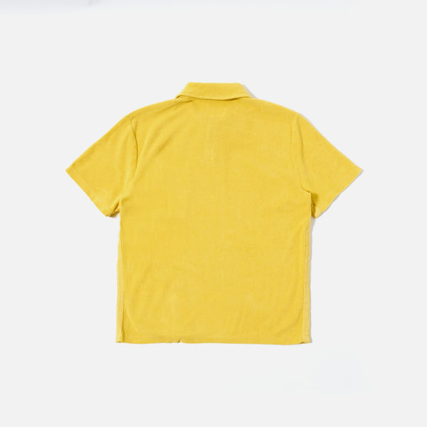 UNIVERSAL WORKS Newlyn Polo Shirt in Yellow