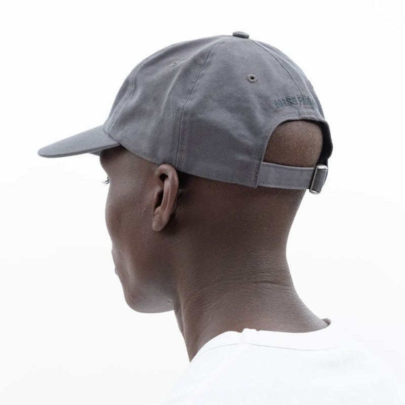 NORSE PROJECTS Twill Sports Cap in Magnet Grey