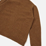 UNIVERSAL WORKS Langdale Wool Fleck Cardigan in Brown
