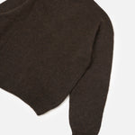 UNIVERSAL WORKS David Alpaca Knit Cardigan in Brown