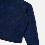 UNIVERSAL WORKS Lancaster Boucle Fleece Jacket in Blue