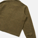 UNIVERSAL WORKS Rams Wool Mix Jacket in Olive