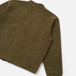 UNIVERSAL WORKS Advance Wool Mix Cardigan in Olive