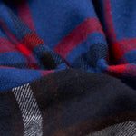 UNIVERSAL WORKS Lazy Day Patchwork Check Shirt in Blue
