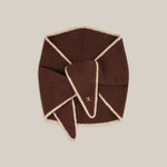 MOISMONT Elly No218 Contrast Trim Scarf in Violin