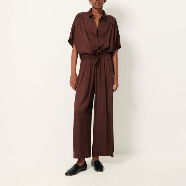 SESSUN Alfassa Night Shirt in Moka