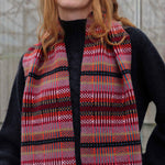 QUINTON & CHADWICK Modern Tartan Scarf in Forest