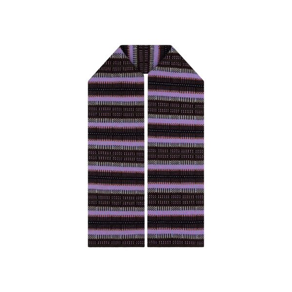 QUINTON & CHADWICK Modern Tartan Scarf in Moorland