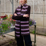 QUINTON & CHADWICK Modern Tartan Scarf in Moorland