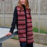 QUINTON & CHADWICK Modern Tartan Scarf in Forest