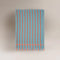 MOISMONT No80 Stripe Wool Blanket in Orange/Blue