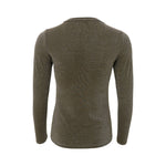 BLACK COLOUR BCFaye Lurex Long Sleeve Top in Hunter Green