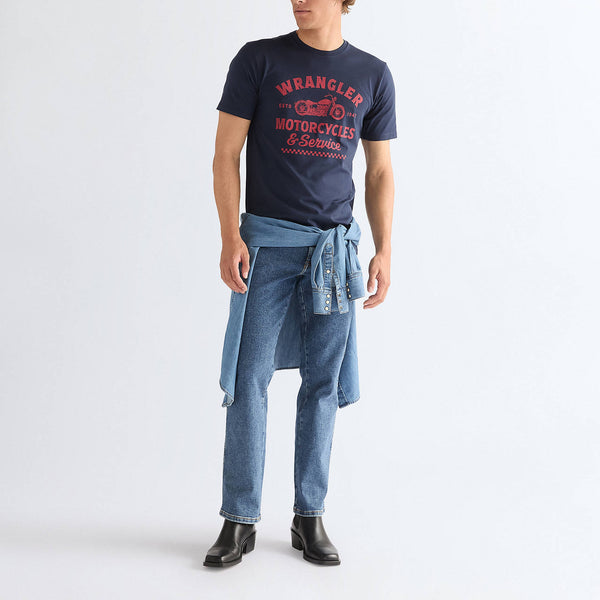WRANGLER Americana Tee in Navy