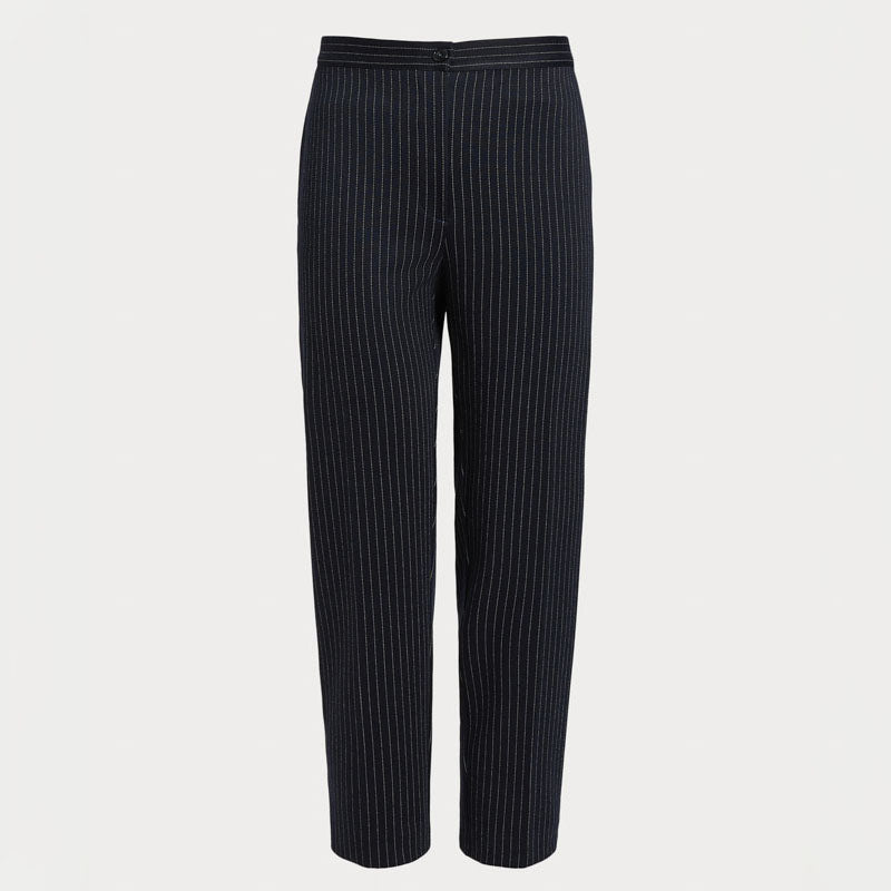 PERSONA BY MARINA RINALDI Ananas Milano Knit Fabric Trousers in Ultramarine