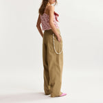 ESSENTIEL ANTWERP Jesuis Barrel Leg Pants in Cafe Frappe