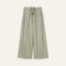 ORFEO Sabrina Pull On Wide Leg Trousers in Khaki