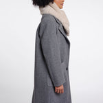 RINO & PELLE Obu Fluffy Scarf in Birch