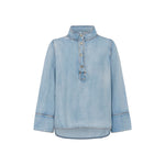 MY ESSENTIAL WARDROBE HilmaMW 171 Boxy Blouse in Light Blue