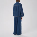 MY ESSENTIAL WARDROBE HilmaMW 171 X-Wide Pant in Medium Blue