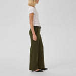 MY ESSENTIAL WARDROBE MWLara 149 Wide Leg Pant in Olive Night