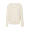 MY ESSENTIAL WARDROBE MWHuxi V-Neck Knit Pullover in Snow White