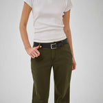 MY ESSENTIAL WARDROBE MWLara 149 Wide Leg Pant in Olive Night