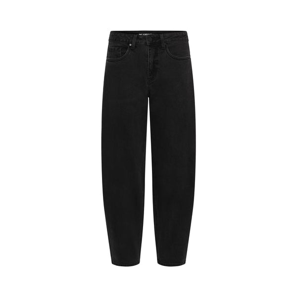 MY ESSENTIAL WARDROBE BalooMW 144 High Barrel Leg Jeans in Dark Grey