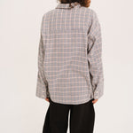SACRECOEUR Linetta Clic Small Check Overshirt in Multi