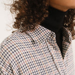 SACRECOEUR Linetta Clic Small Check Overshirt in Multi